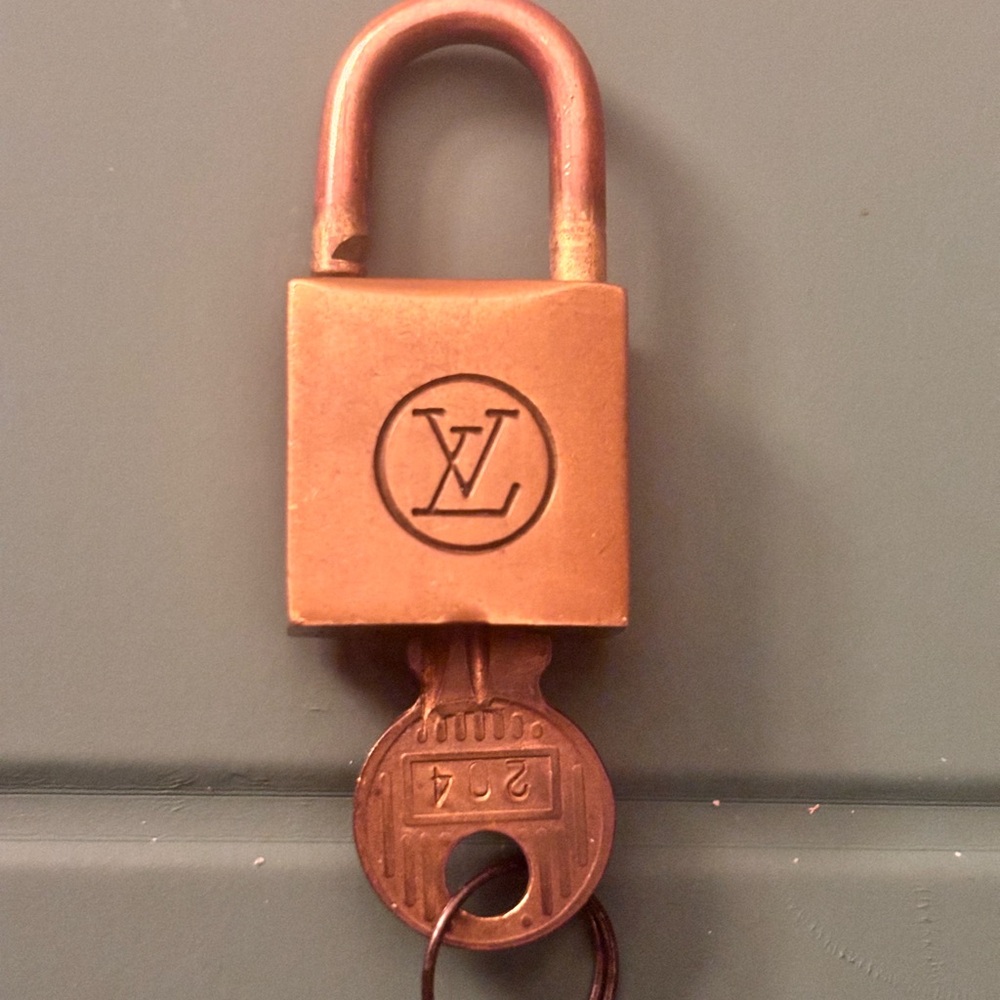 Louis Vuitton Copper Padlock with Key